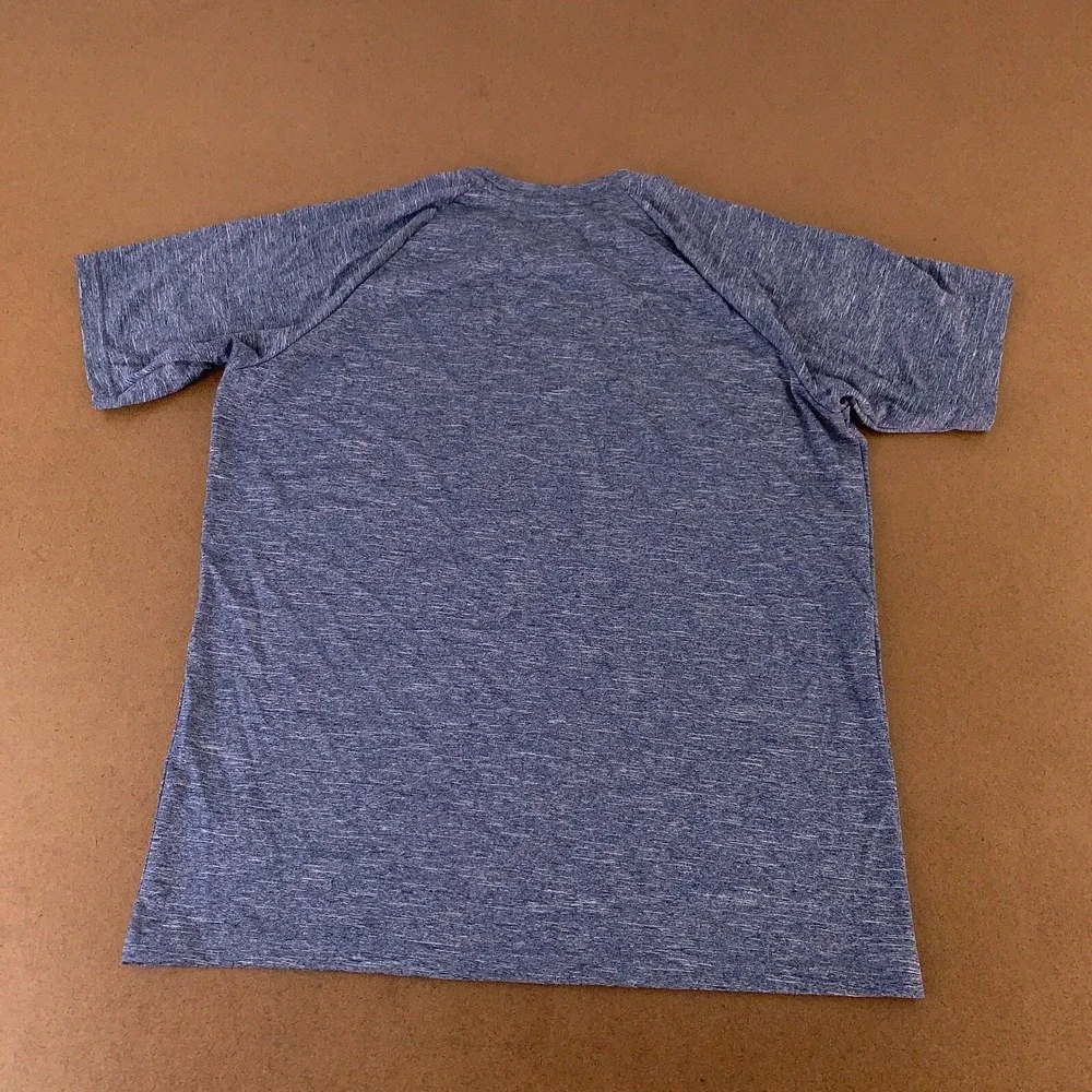Nike Swim Dri Fit Men's Size medium‎ Blue Short Sleeve UPF 40+ Crew Neck Tee